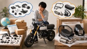 K-SPEEDの個人輸入に向く小型パーツと日本公式に向く大型パーツの比較