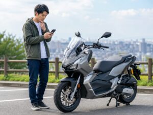 ADV160・ADV150の買取相場をスマートフォンで確認するスクーターオーナー